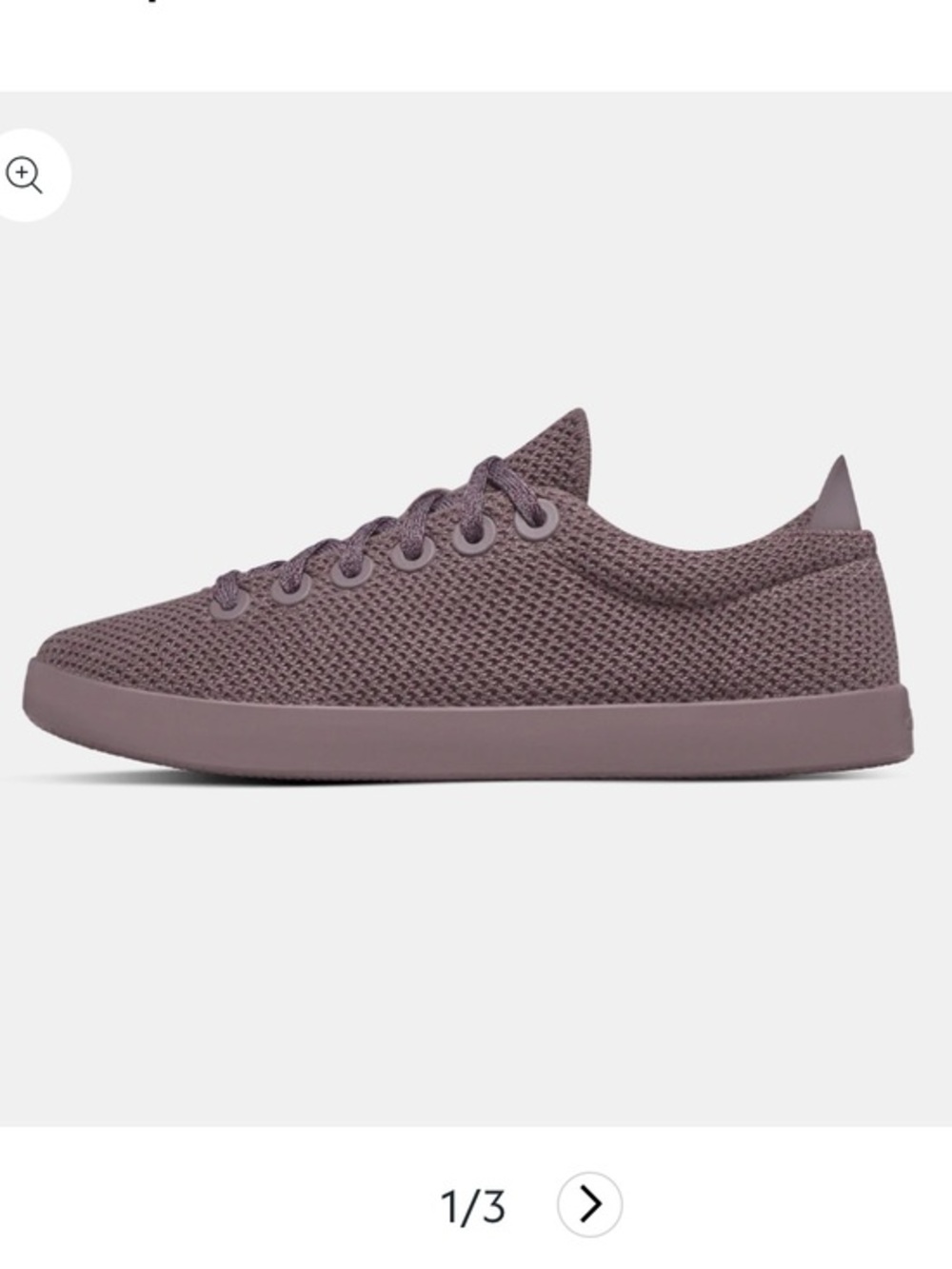 Allbirds Tree Piper Sneakers Shoes Rustic Brown Purple